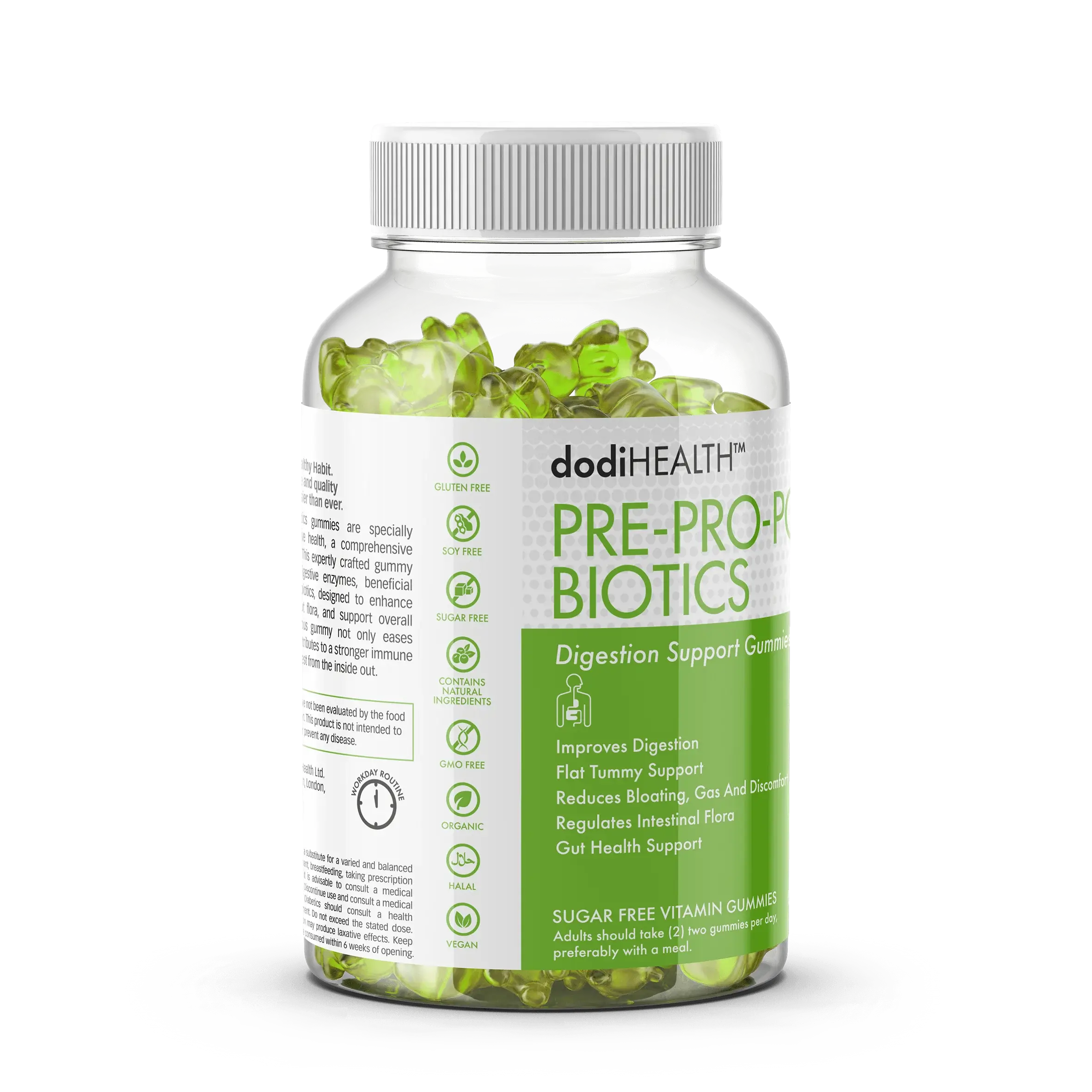 Pre Pro Post Biotic Gummies - 90 Billion CFU Gut Health UK