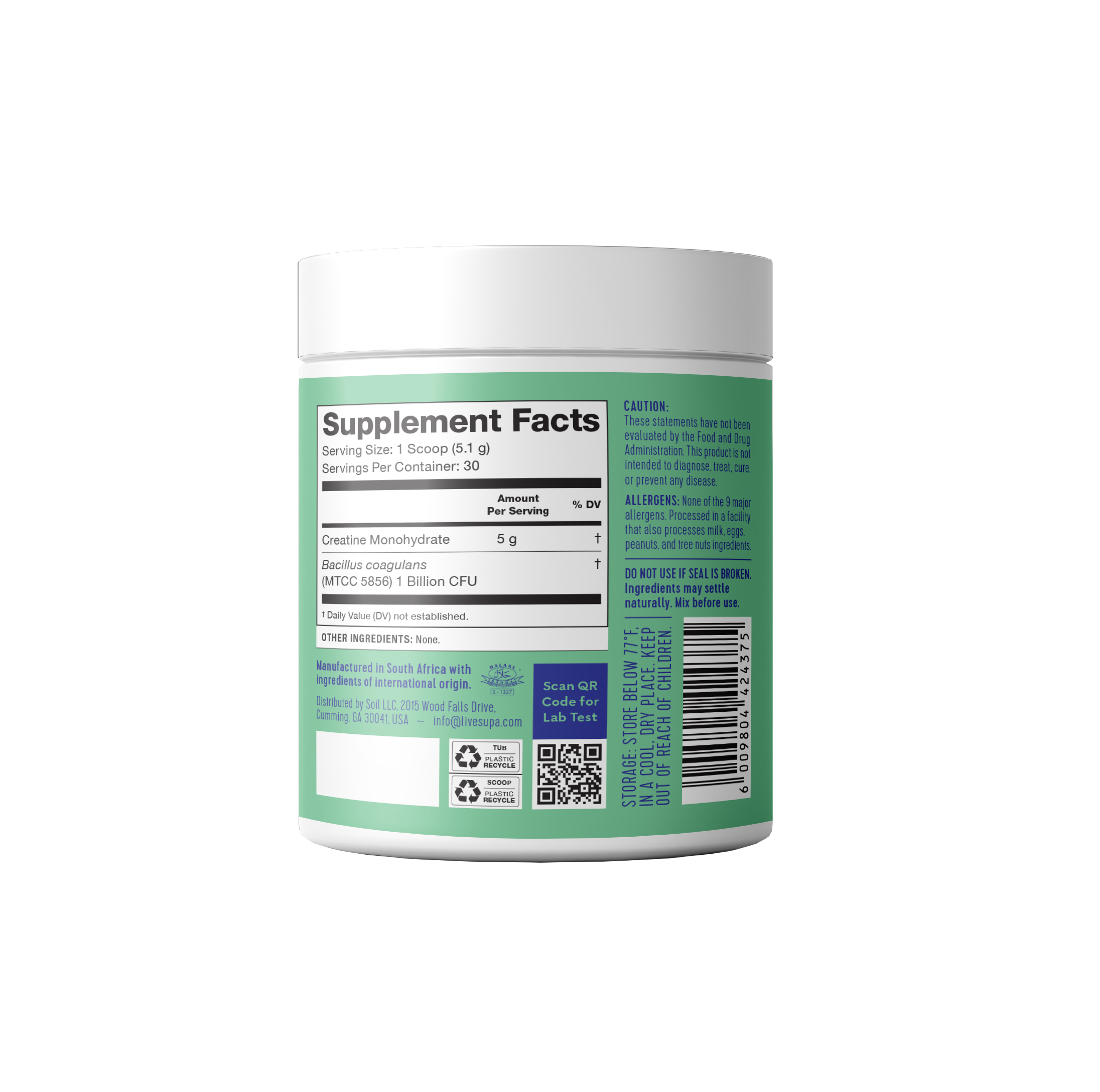 Supa Creatine Gut Support